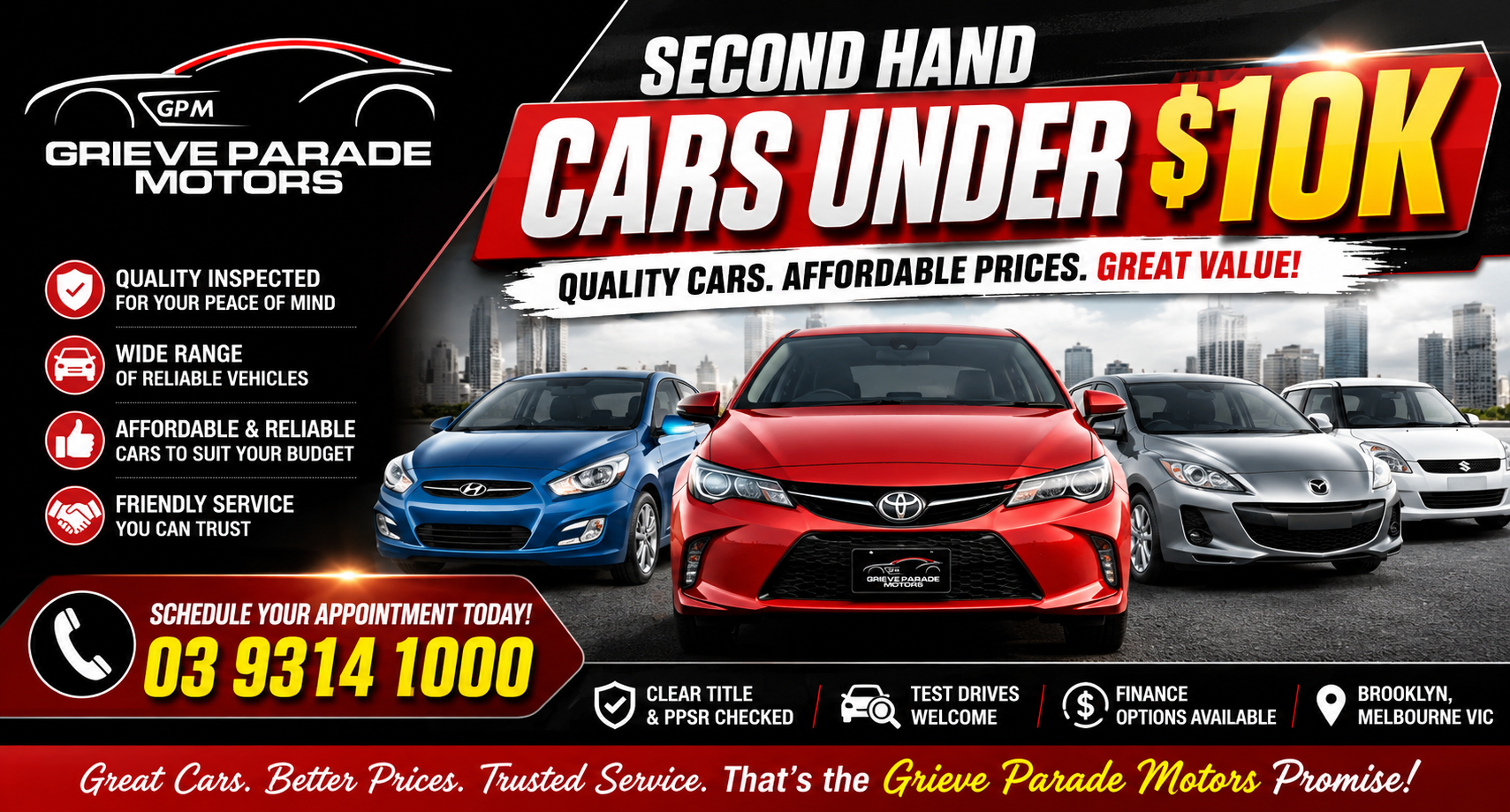  Second Hand Cars Under $10K in Melbourne – Quality Deals