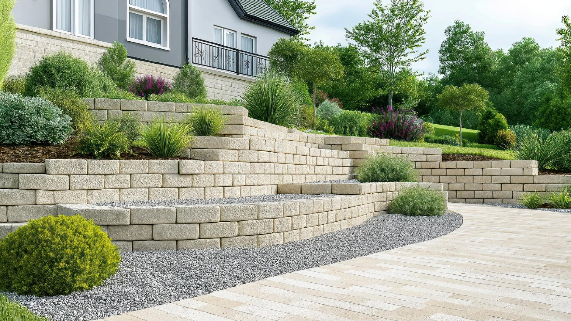  Professional Retaining Wall Construction South Ripley - Infinity Services Group