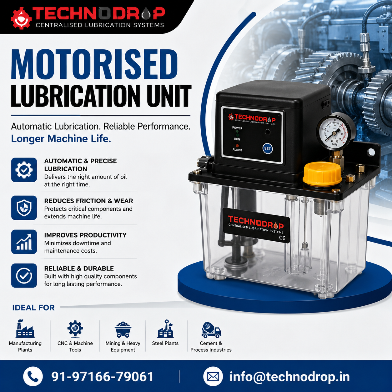  Automatic Motorised Lubrication Unit Supplier