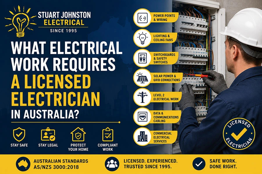  What Electrical Work Requires a Licensed Electrician in Australia