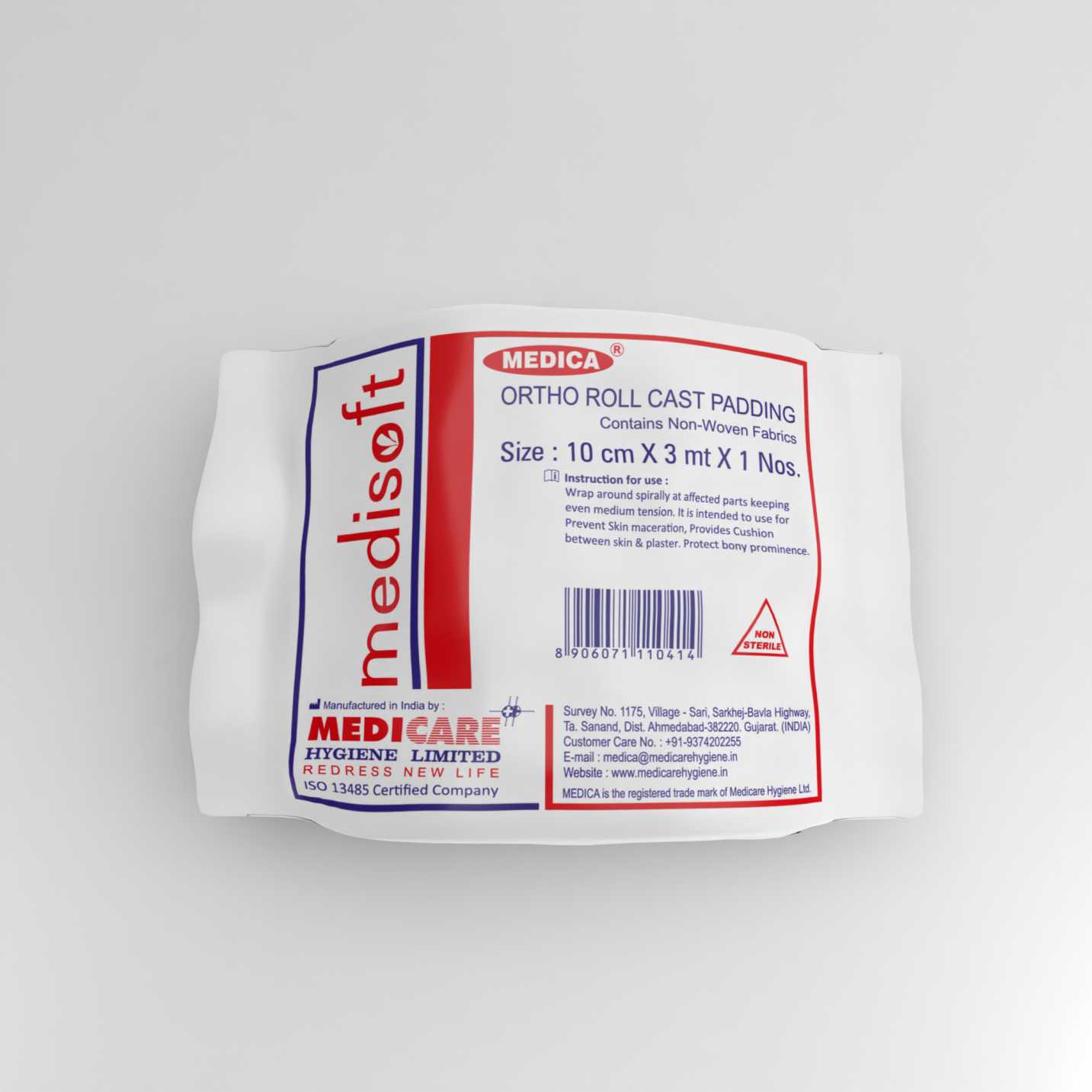  Medisoft Ortho Roll Cast Padding Manufacturer & Exporter – Medicare Hygiene