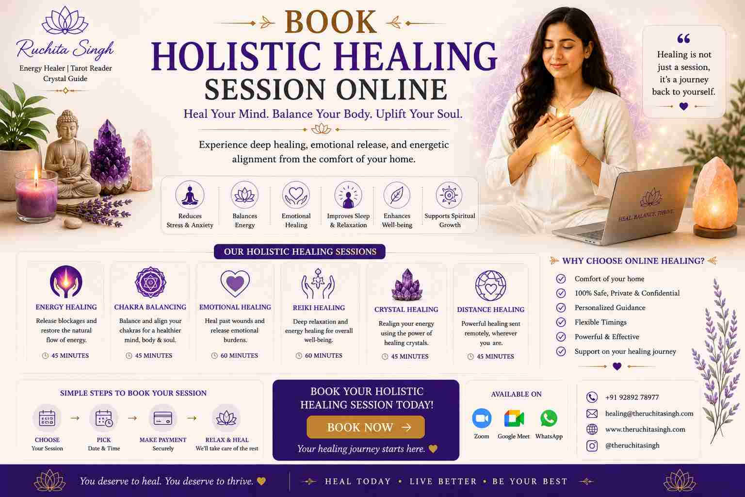  Book Holistic Healing Session Online