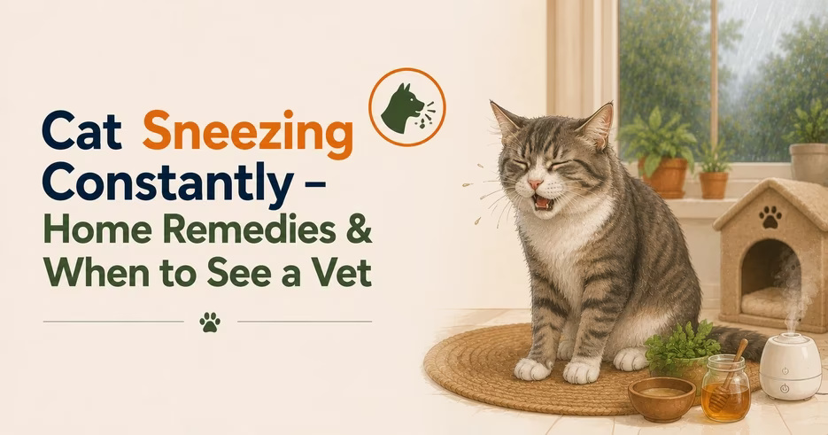  Cat Sneezing Constantly - Home Remedies & When to See a Vet