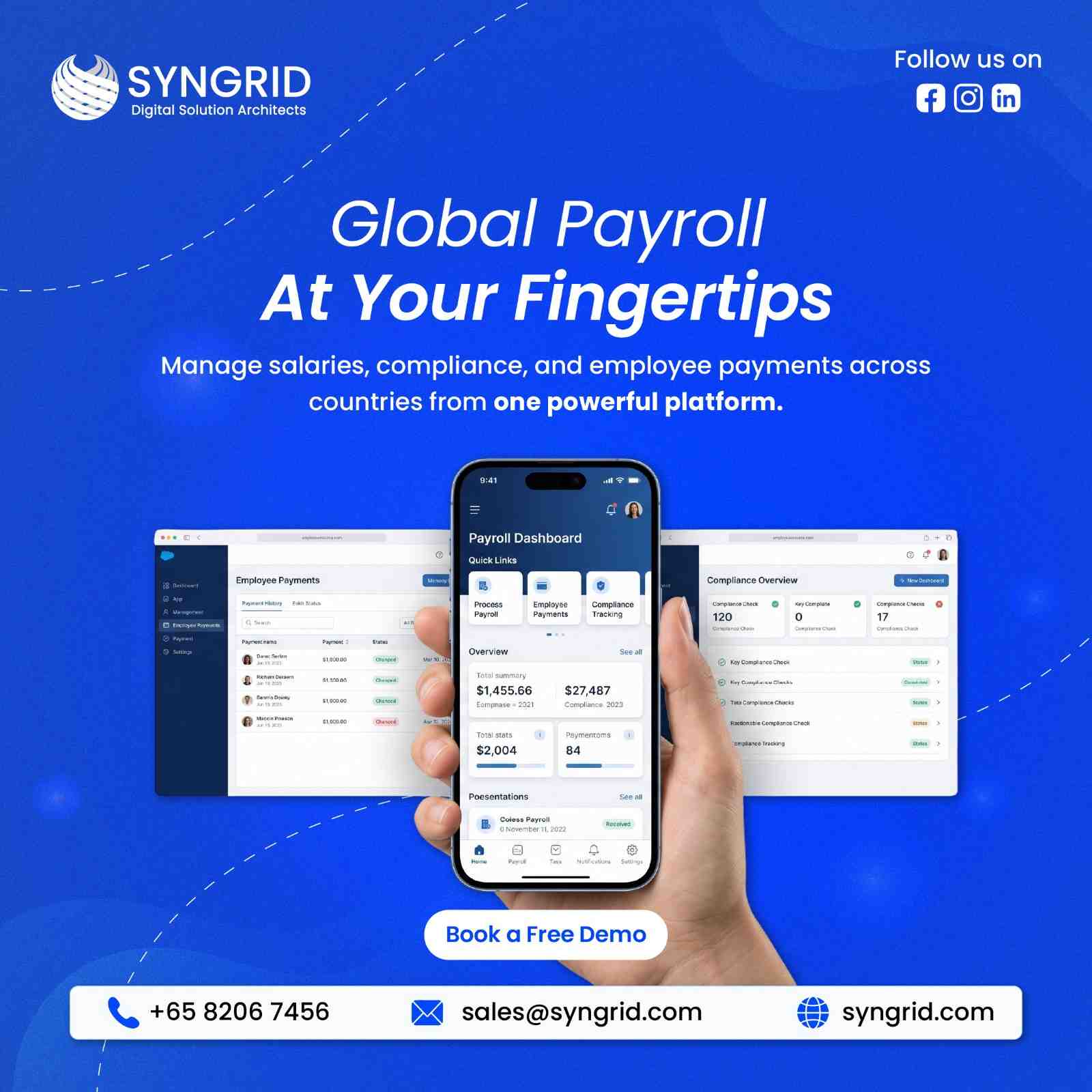  Simplify global payroll and manage employee payments across countries with ease. 🌍💼