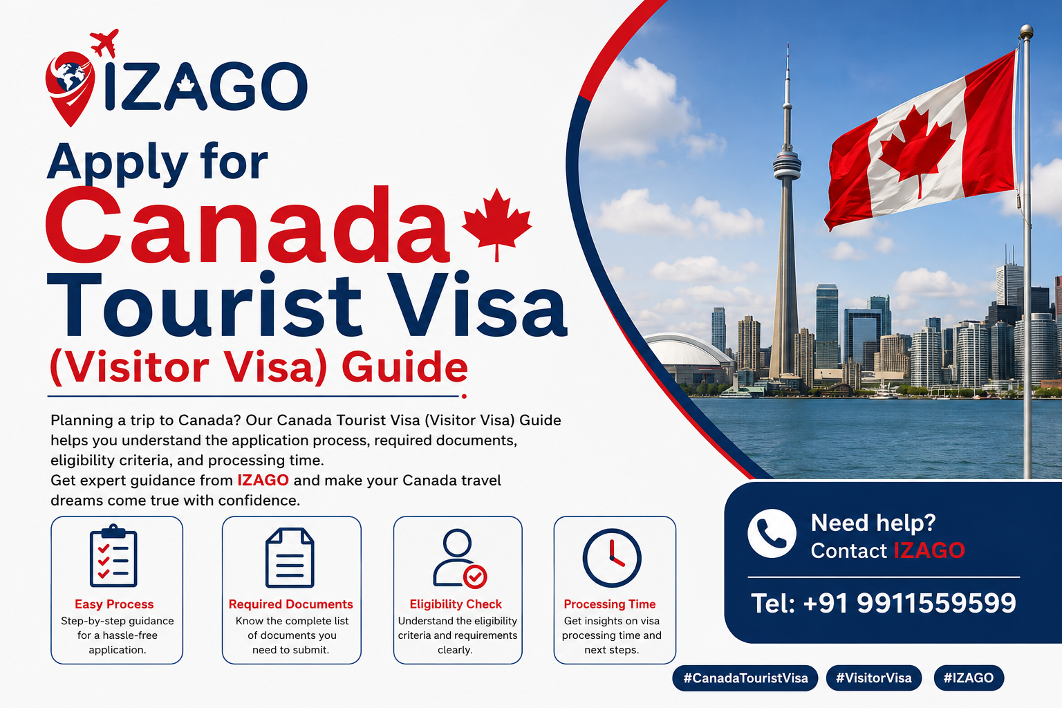  Apply for Canada Tourist Visa (Visitor Visa)