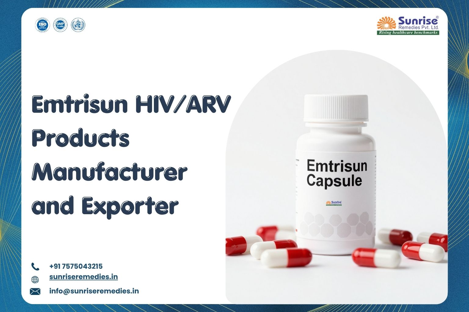  Emtrisun HIV/ARV Products Manufacturer and Exporter