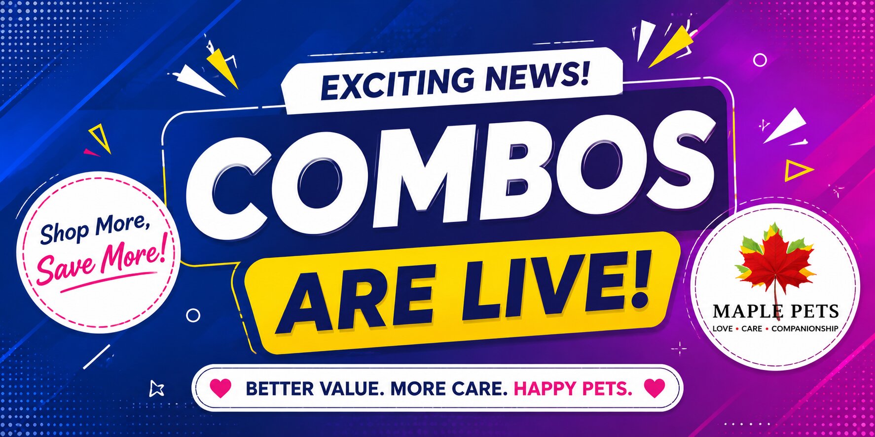  Premium Pet Care Combo Offers Available Now at MaplePets