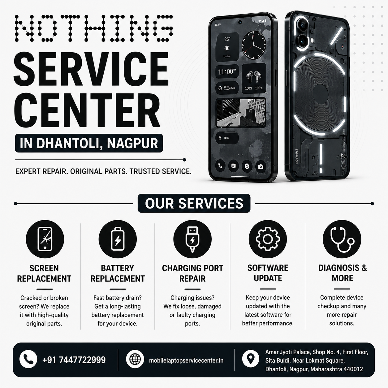  Professional Nothing Mobile Repair Services in Nagpur