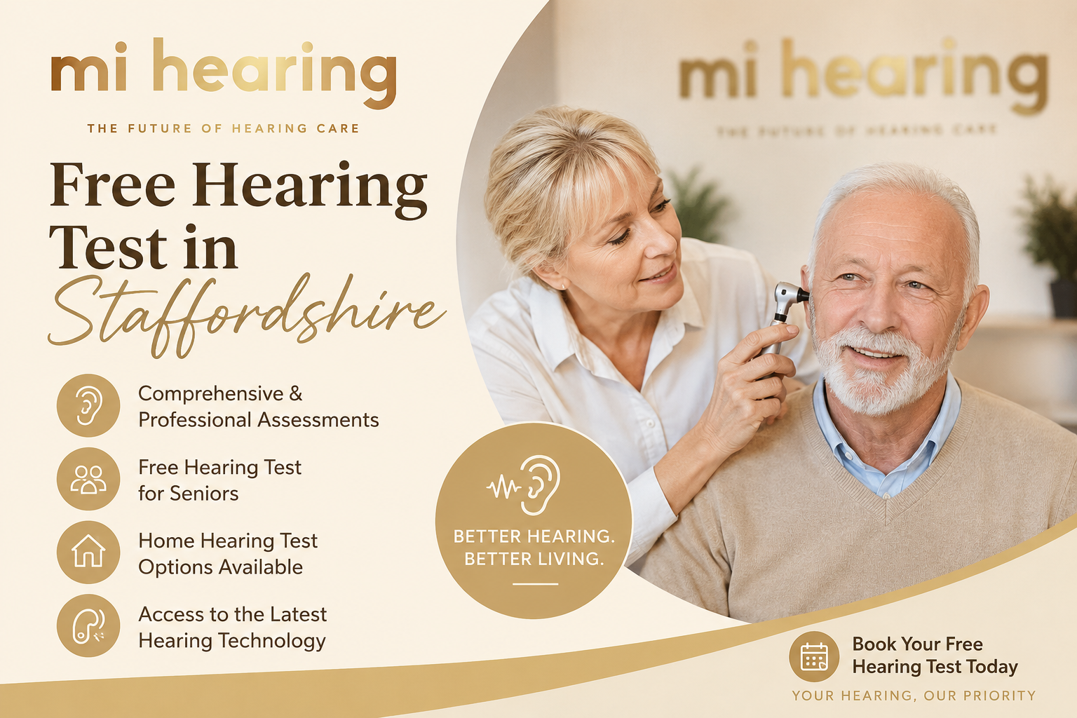  Free Hearing Test in Staffordshire | Expert Hearing Care