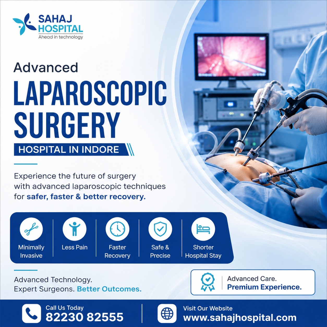  Advanced Laparoscopic Surgery Hospital in Indore