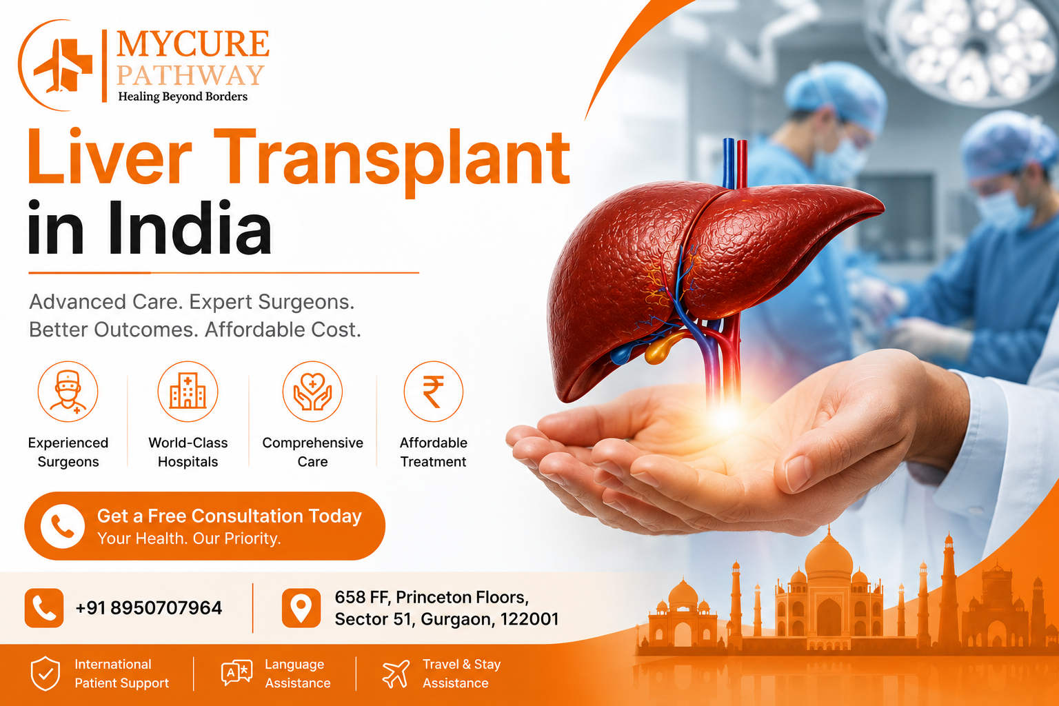  Liver Transplant in India – Affordable & Advanced Treatment Mycure Pathway