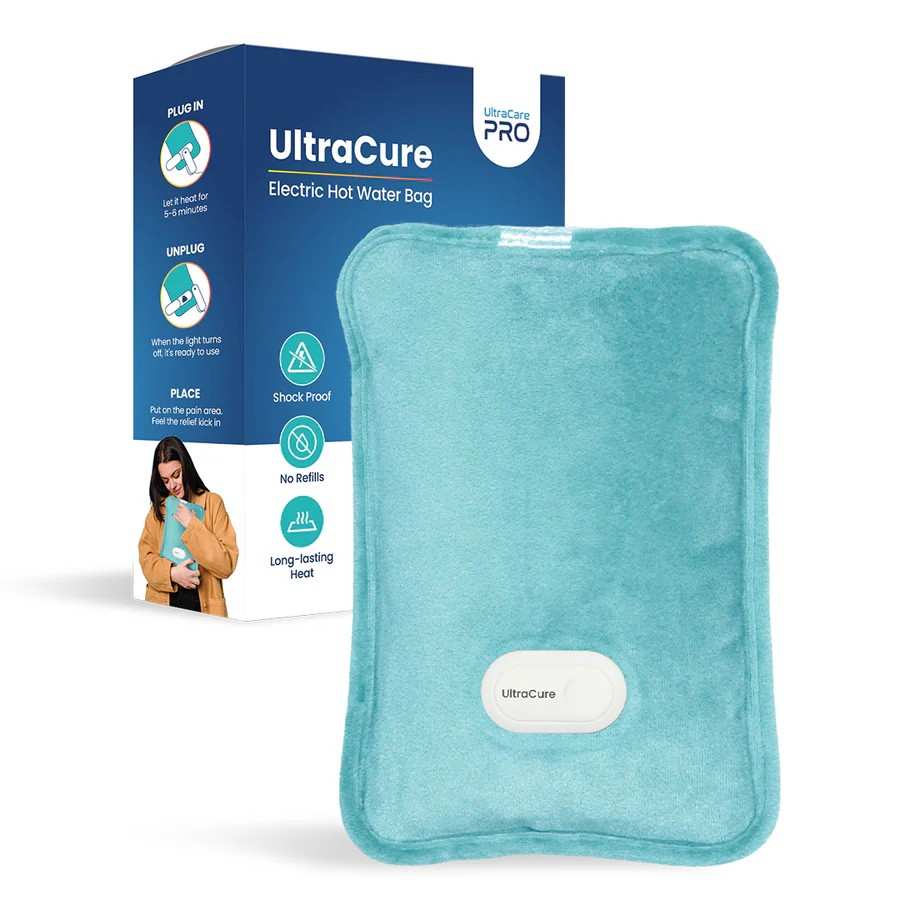  UltraCure Electric Hot Water Bag for Pain Relief