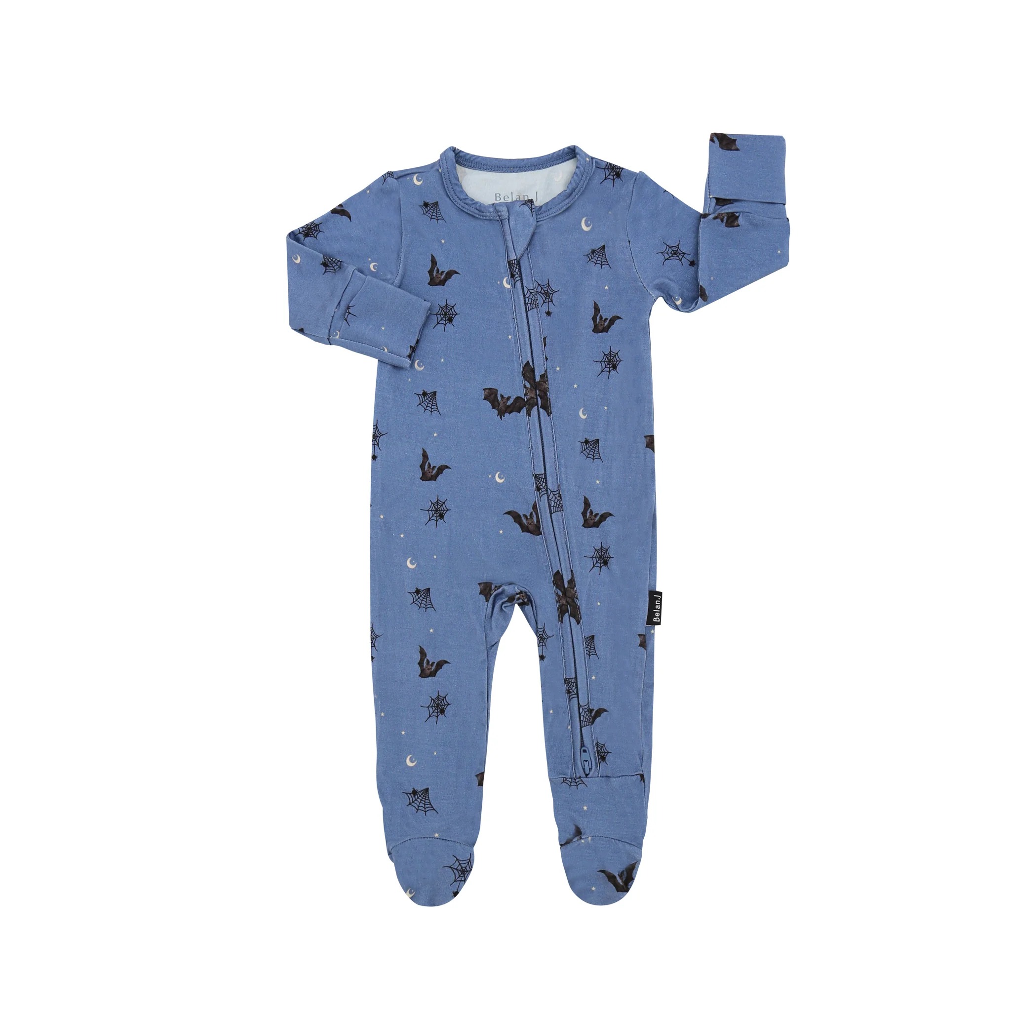  Footed Zipper Sleeper for Babies 0–18M | Bamboo Baby Sleepwear