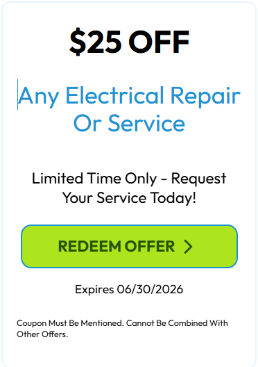  Adis Electric Offers $25 Off Electrical Repairs and Services in Plano, TX