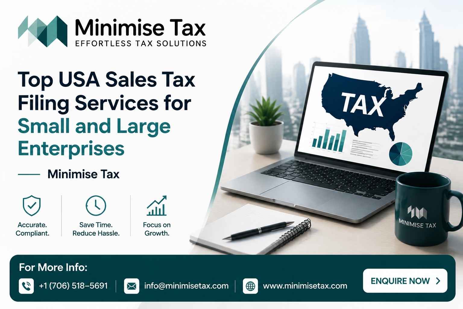  Top USA Sales Tax Filing Services for Small and Large Enterprises | Minimise Tax