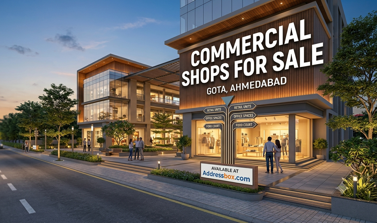  Commercial Shops for Sale in Gota, Ahmedabad | Addressbox.com