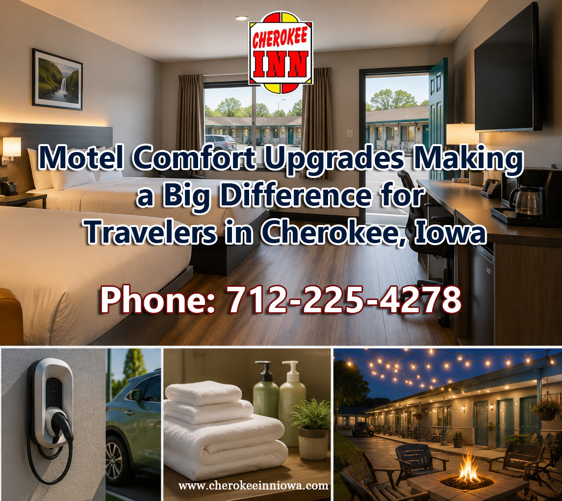  Motel Comfort Upgrades Making a Big Difference for Travelers in Cherokee, Iowa