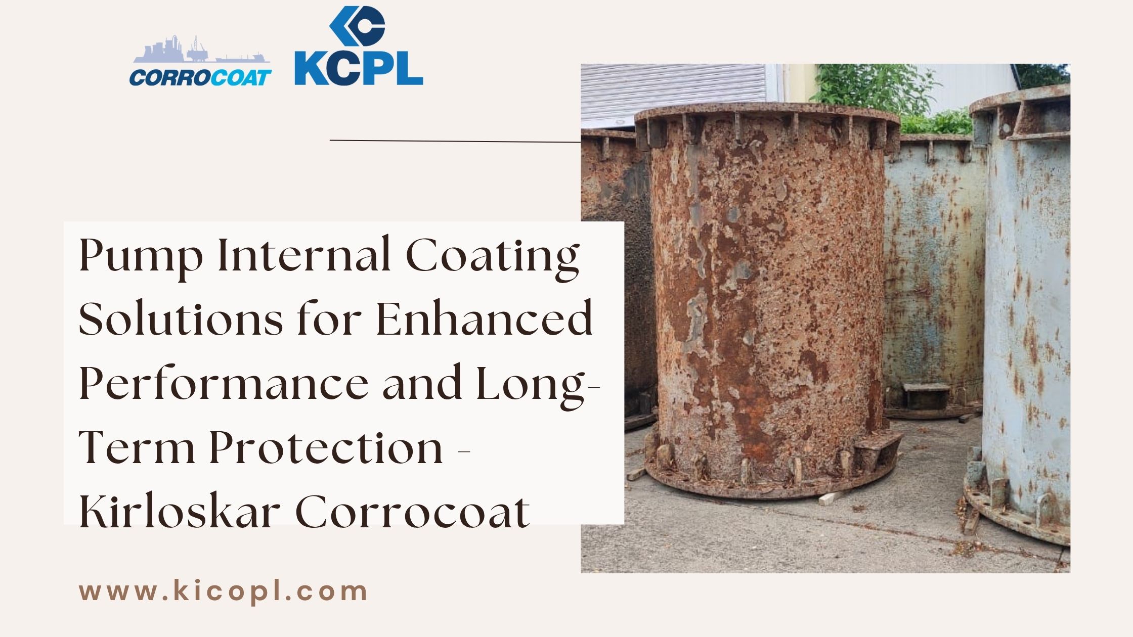  Pump Internal Coating Solutions for Enhanced Performance and Long-Term Protection - Kirloskar Corrocoat
