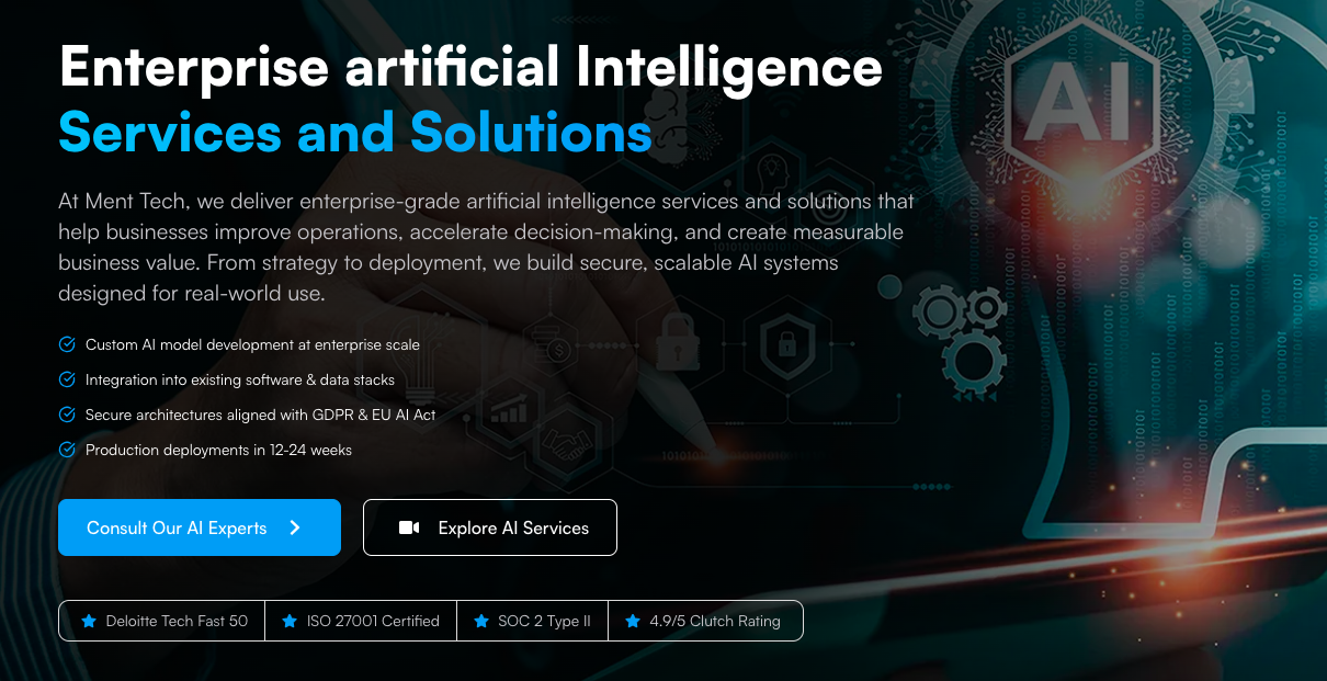  Artificial Intelligence Services for Smarter Business Growth