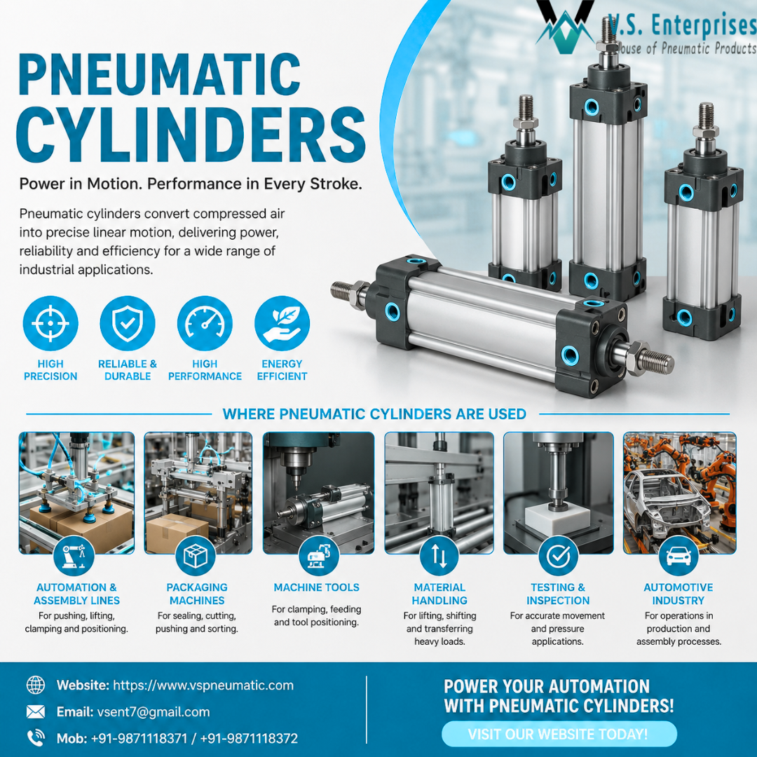  Quality Pneumatic Cylinders for Industrial Use