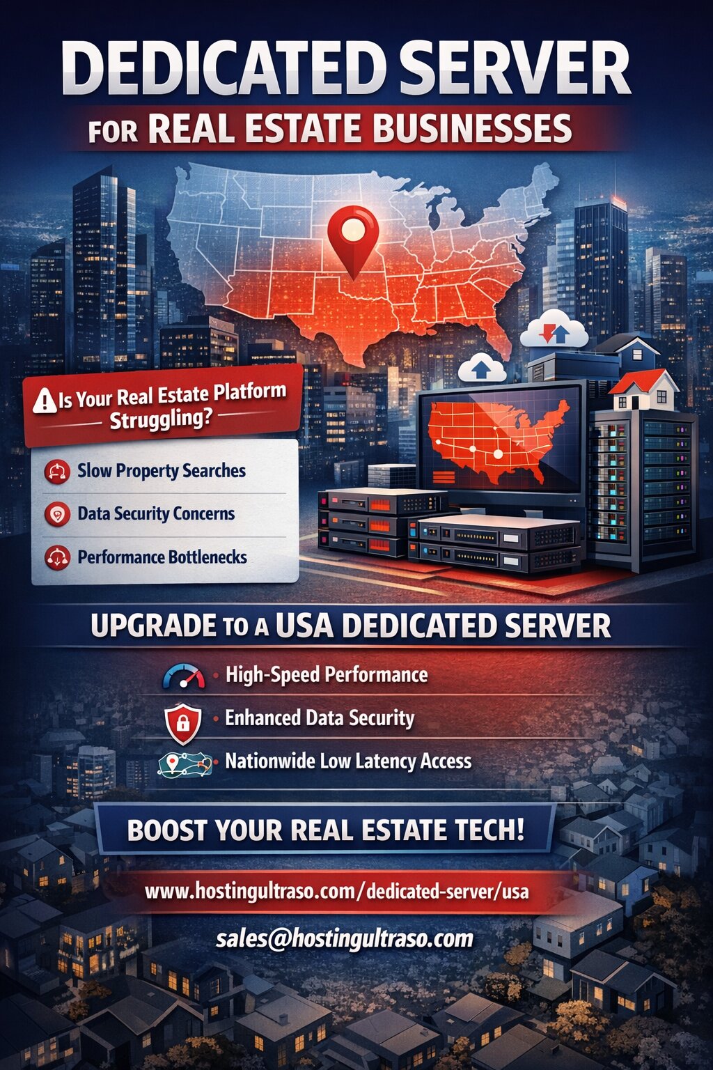  Dedicated Server for Real Estate Businesses | USA Dedicated Server