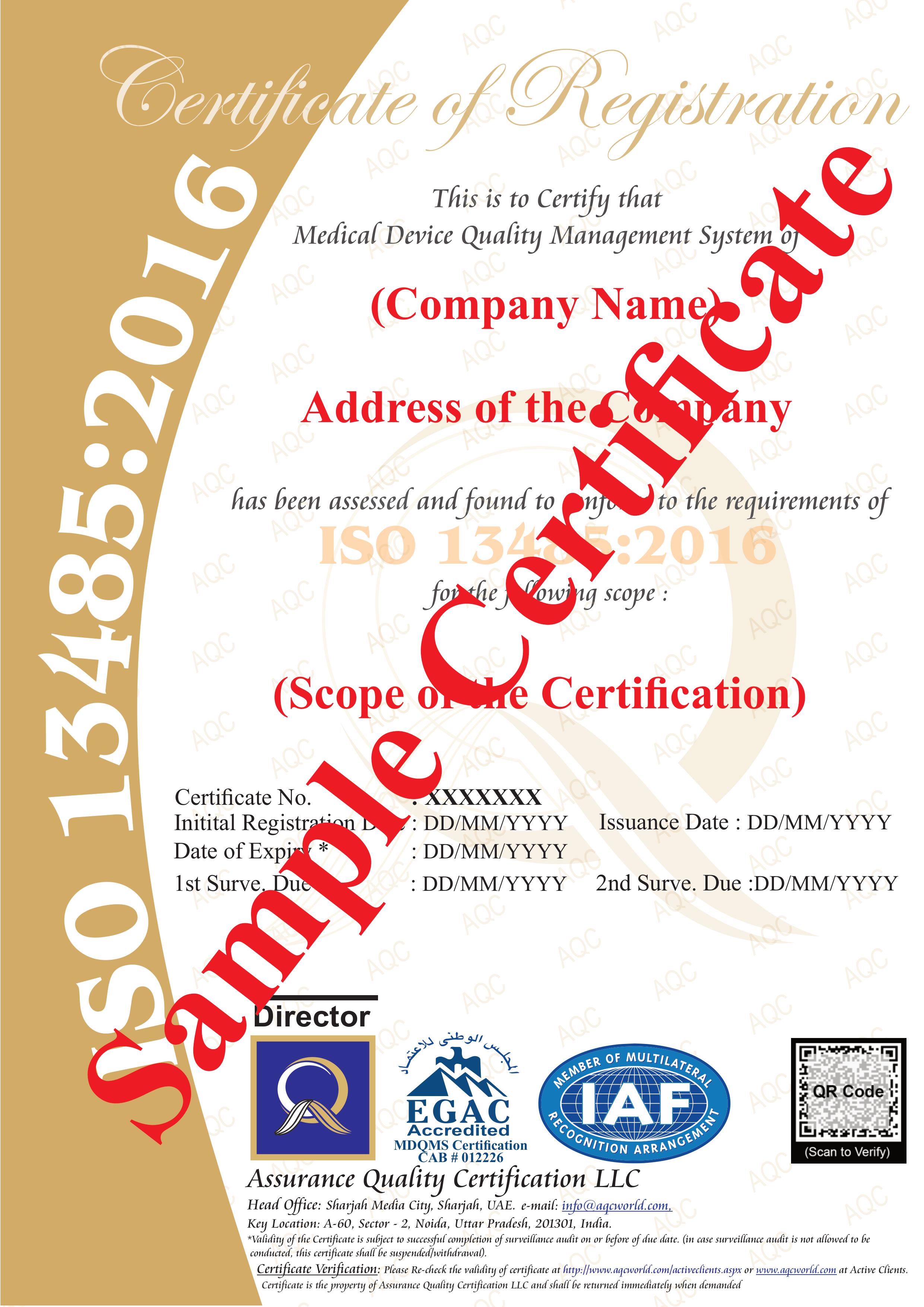  Trusted ISO 13485 Certification Body for Medical Devices | AQC World