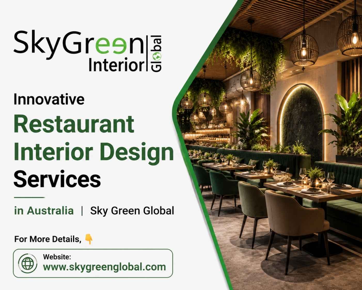  Innovative Restaurant Interior Design Services in Australia | Sky Green Global