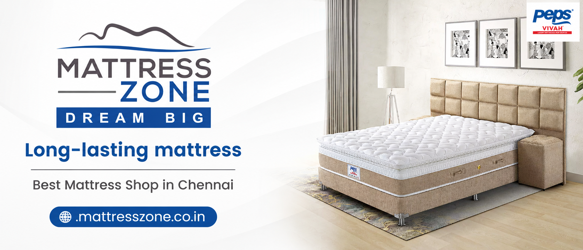  Sleep Peacefully Every Night with Peps Vivah Mattress