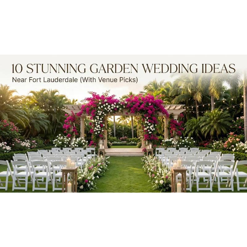  10 Stunning Garden Wedding Ideas Near Fort Lauderdale