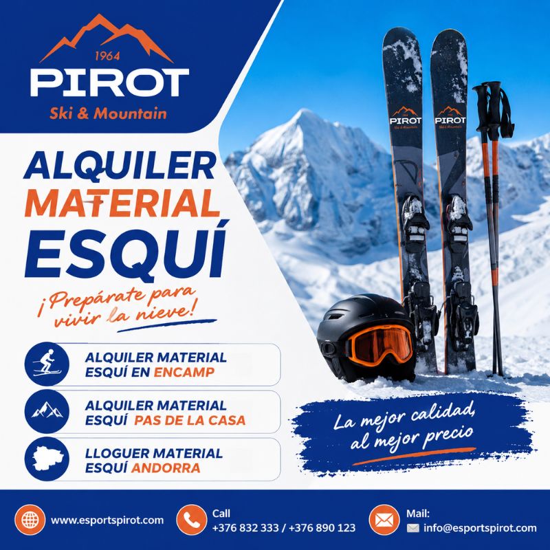  La Mejor Opción de Alquiler Material Esquí Pas de la Casa