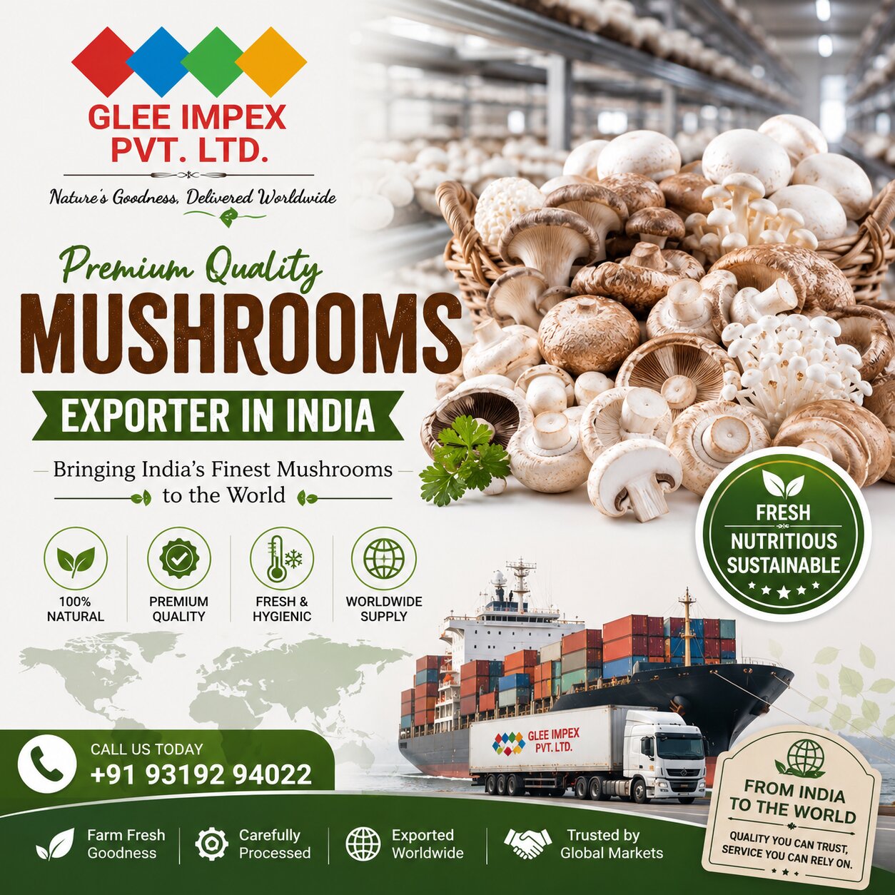  The Rising Demand for Indian Mushrooms in International Markets