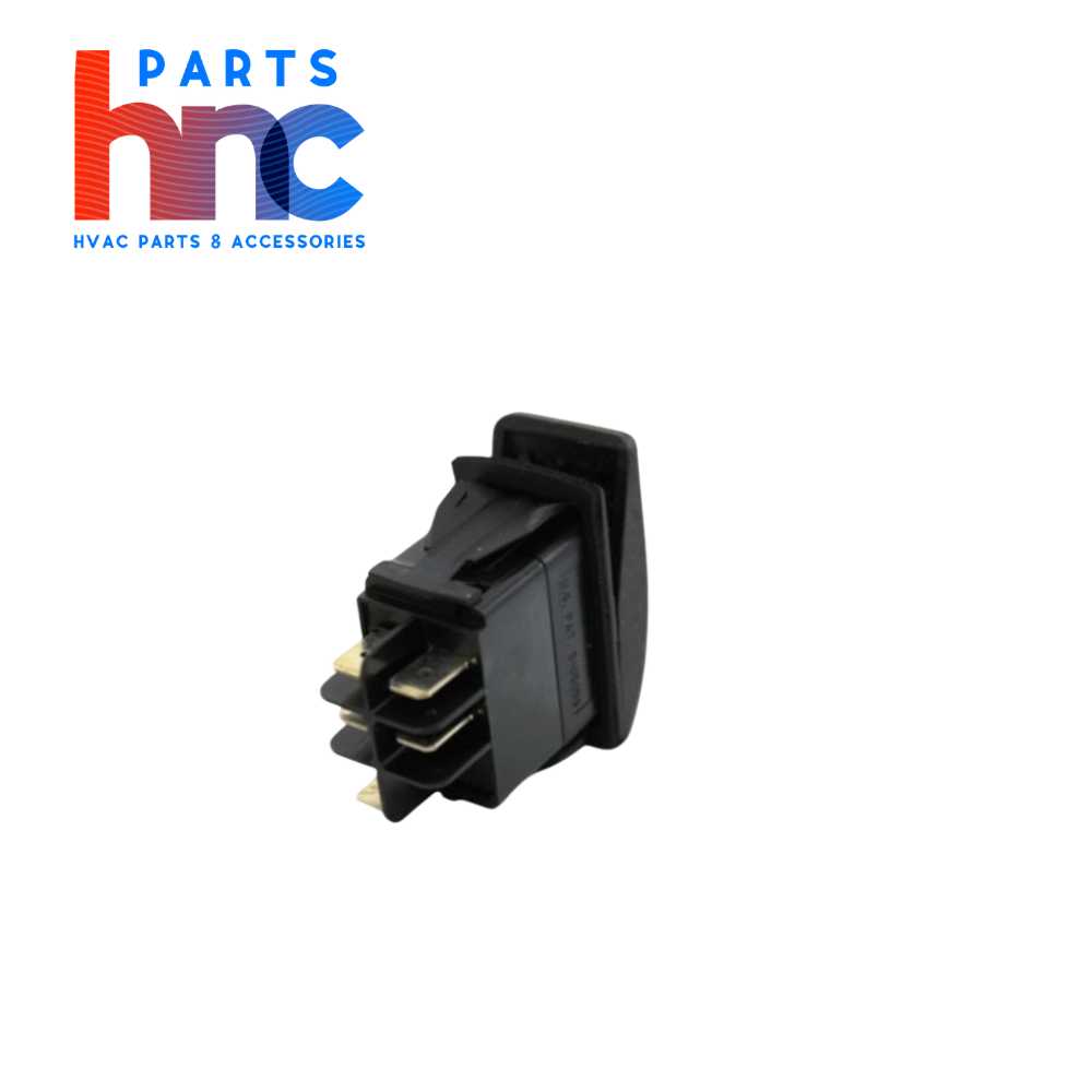  Laars Heating Systems RE2322700 DPDT On/Off Rocker Switch