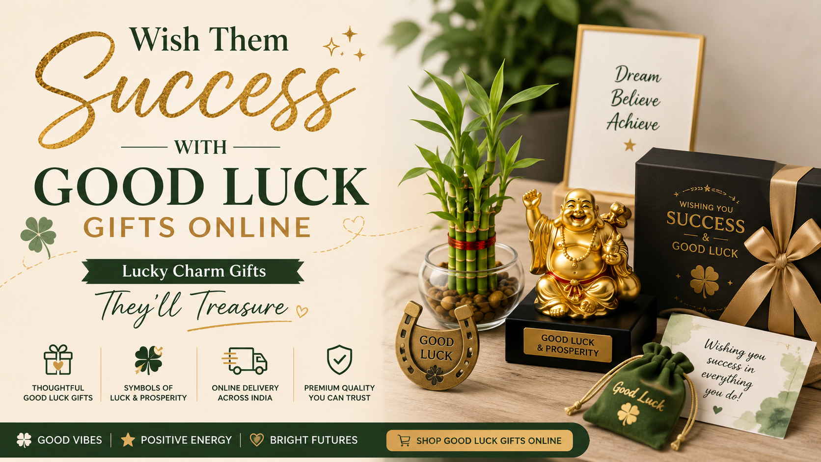  Wish Them Success with Good Luck Gifts Online | Lucky Charm Gifts They'll Treasure