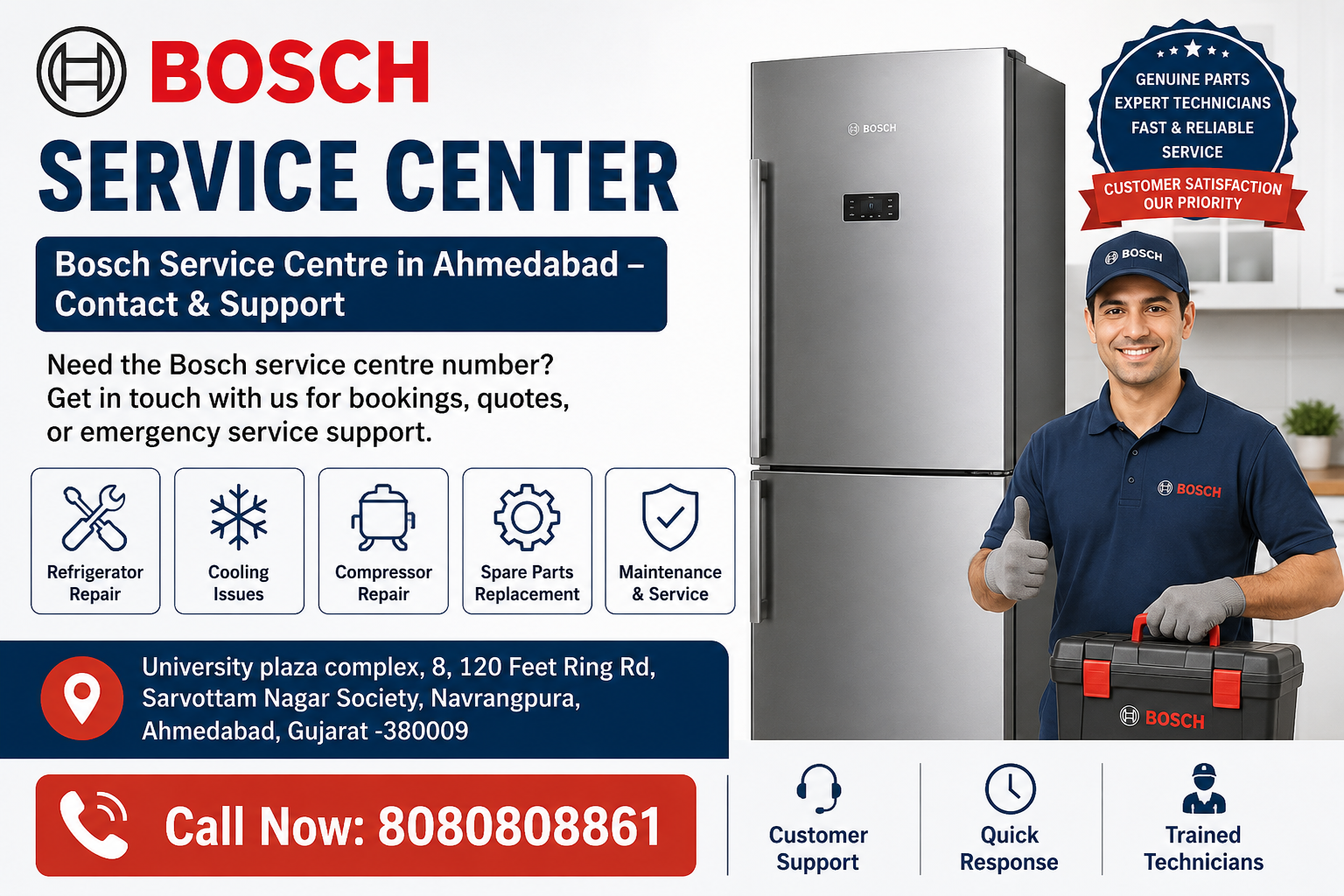  Bosch Refrigerator Customer Care Number | Service Help