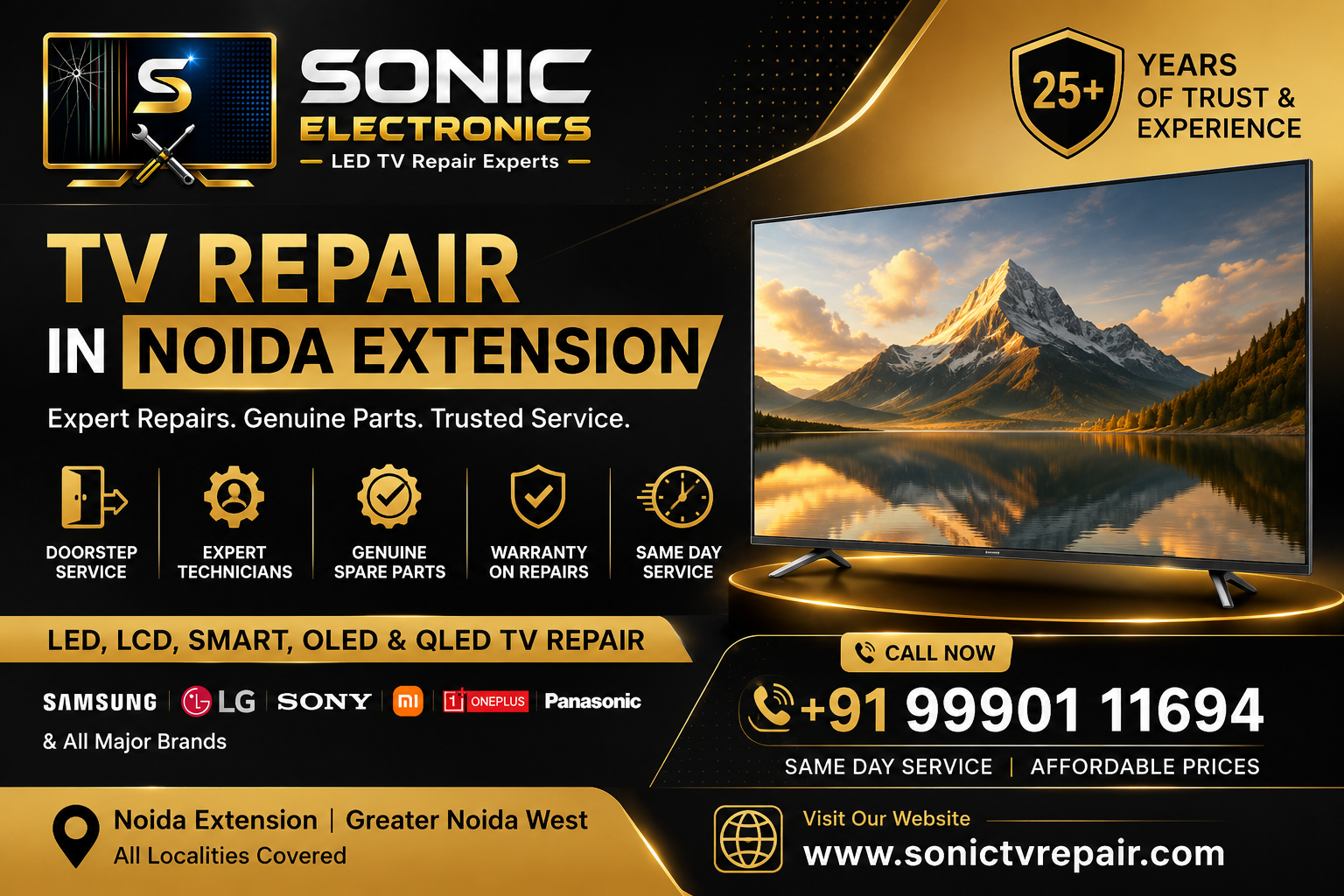  TV Repair in Noida Extension | Same Day Doorstep Service