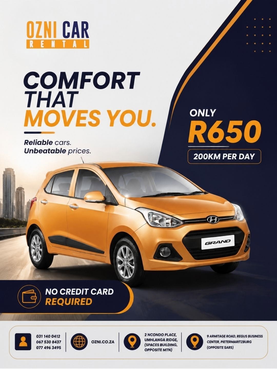  Car Rentals Without Credit Card Required | Flexible Car Hire | OZNI