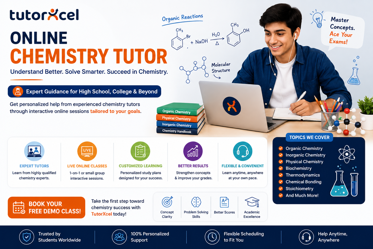  TutorXcel Online Chemistry Tutor for Students