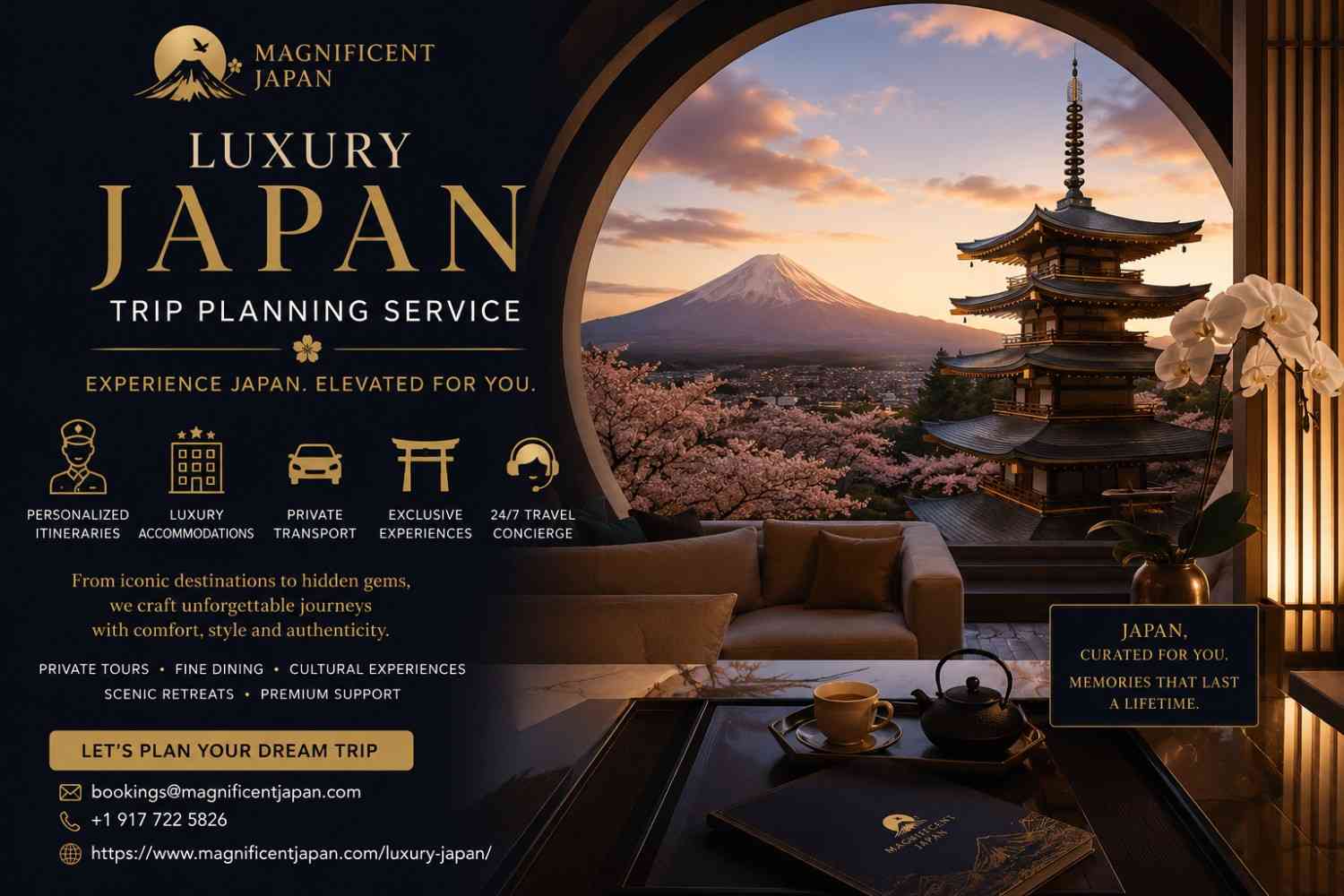  Experience Japan Elegantly with Luxury Japan Trip Planning Service by Magnificent Japan