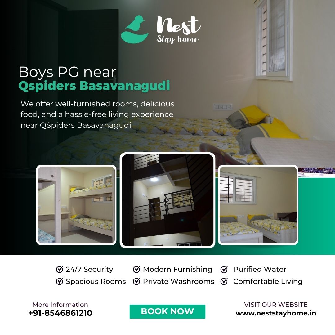  Boys PG near Qspiders Basavanagudi