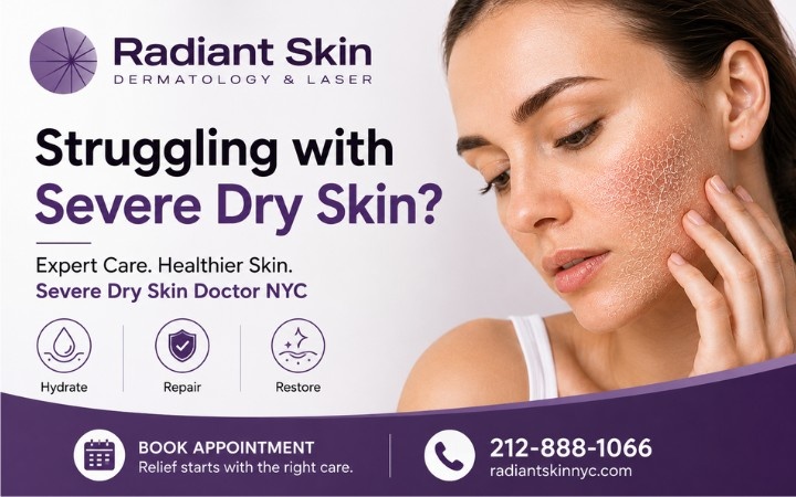  Struggling With Cracked, Itchy Skin? Visit a Severe Dry Skin Doctor NYC