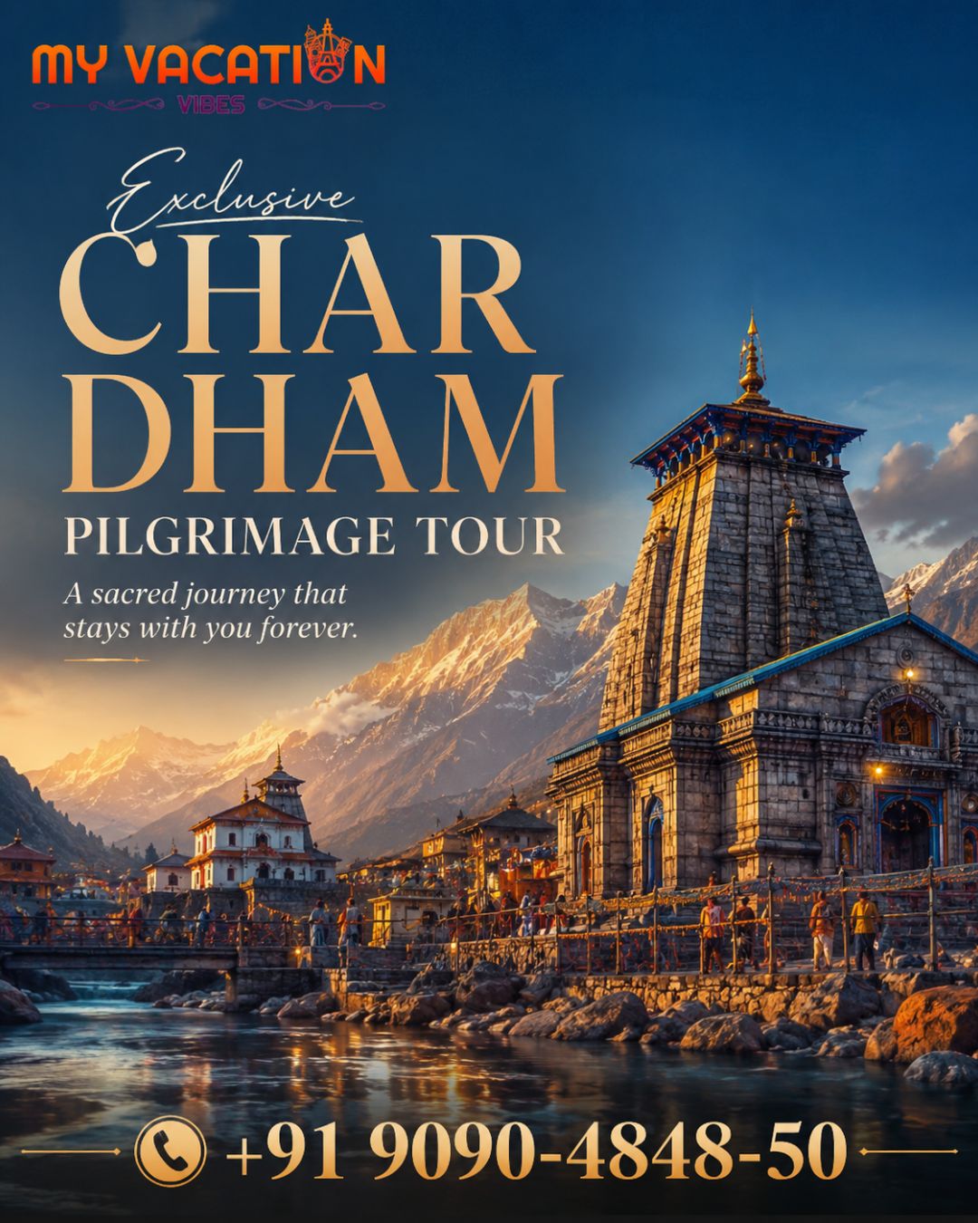  Exclusive Char Dham Pilgrimage Tour +91 9090-4848-50