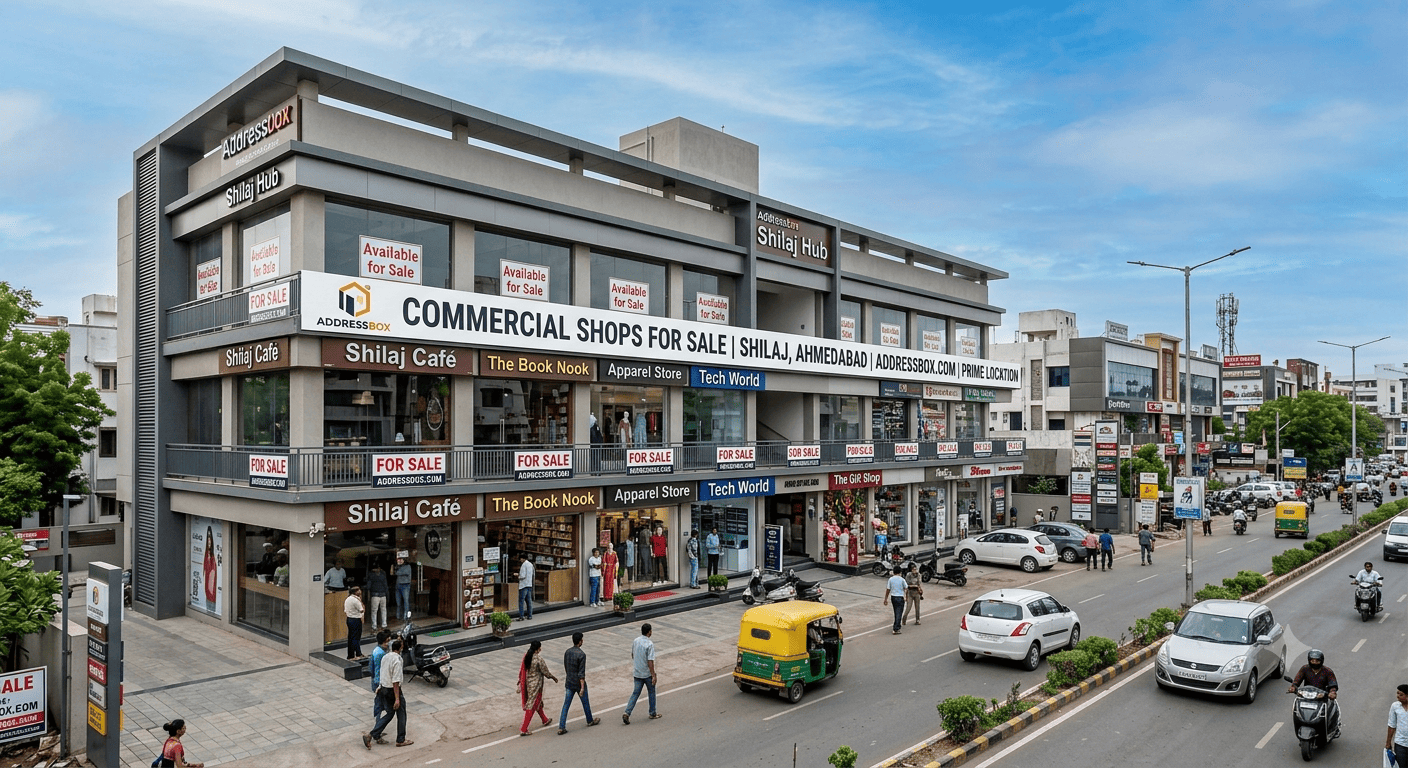  Commercial Shops for Sale in Shilaj, Ahmedabad | Addressbox.com