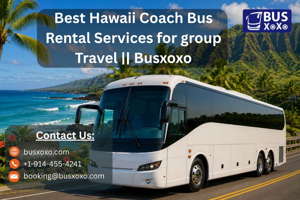  Best Hawaii Coach Bus Rental Services for group Travel || Busxoxo