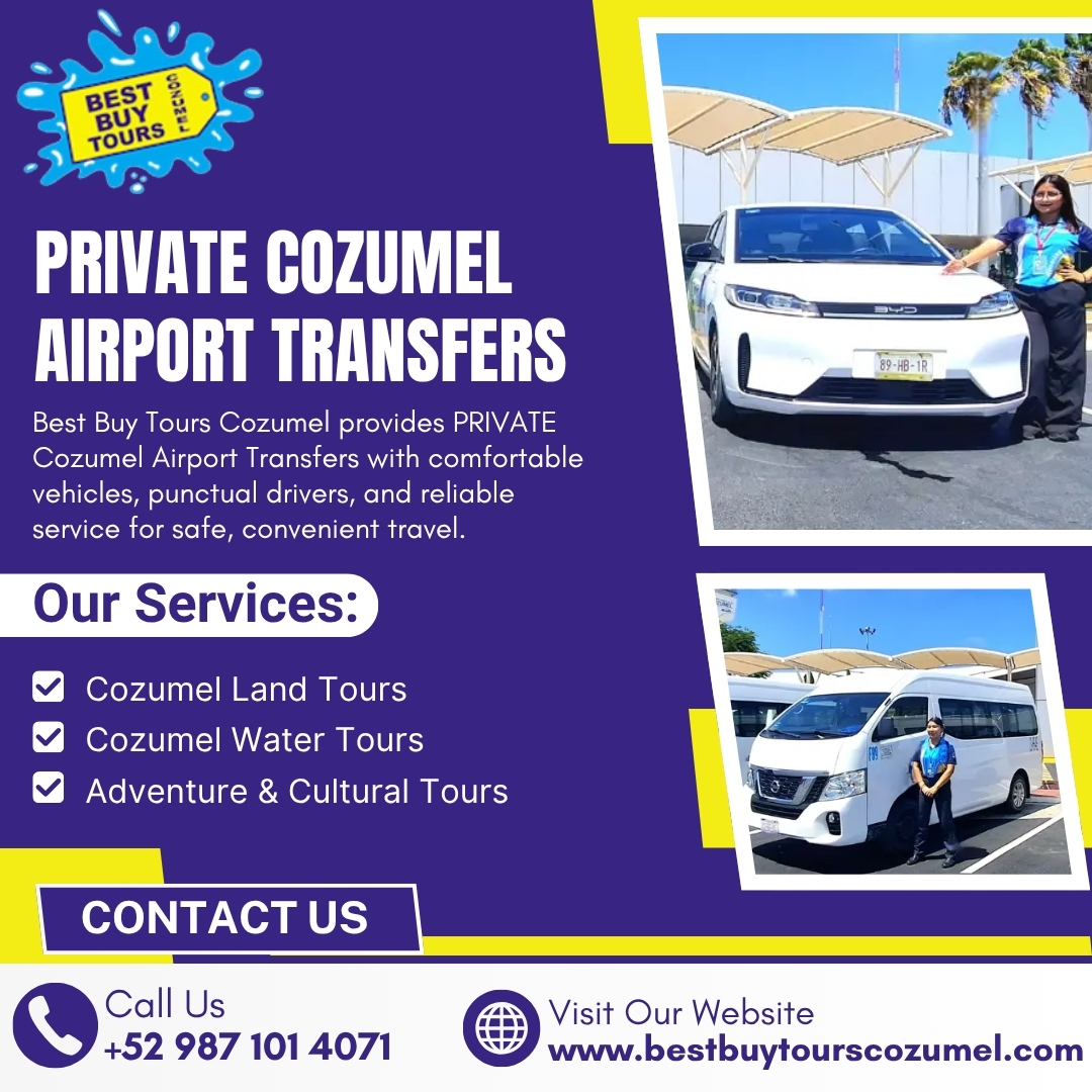  Cozumel Private Airport Transfers Services