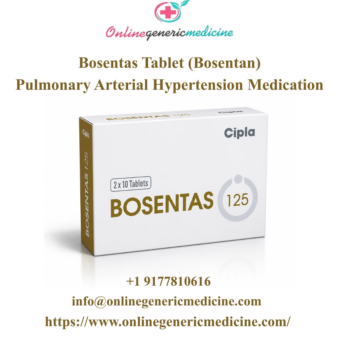  Bosentas Tablet (Bosentan): Pulmonary Arterial Hypertension Medication