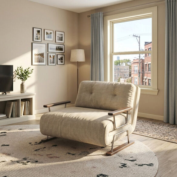  Versatile 4-in-1 Sleeper Chair: Great for Small Spaces & Pet Owners!