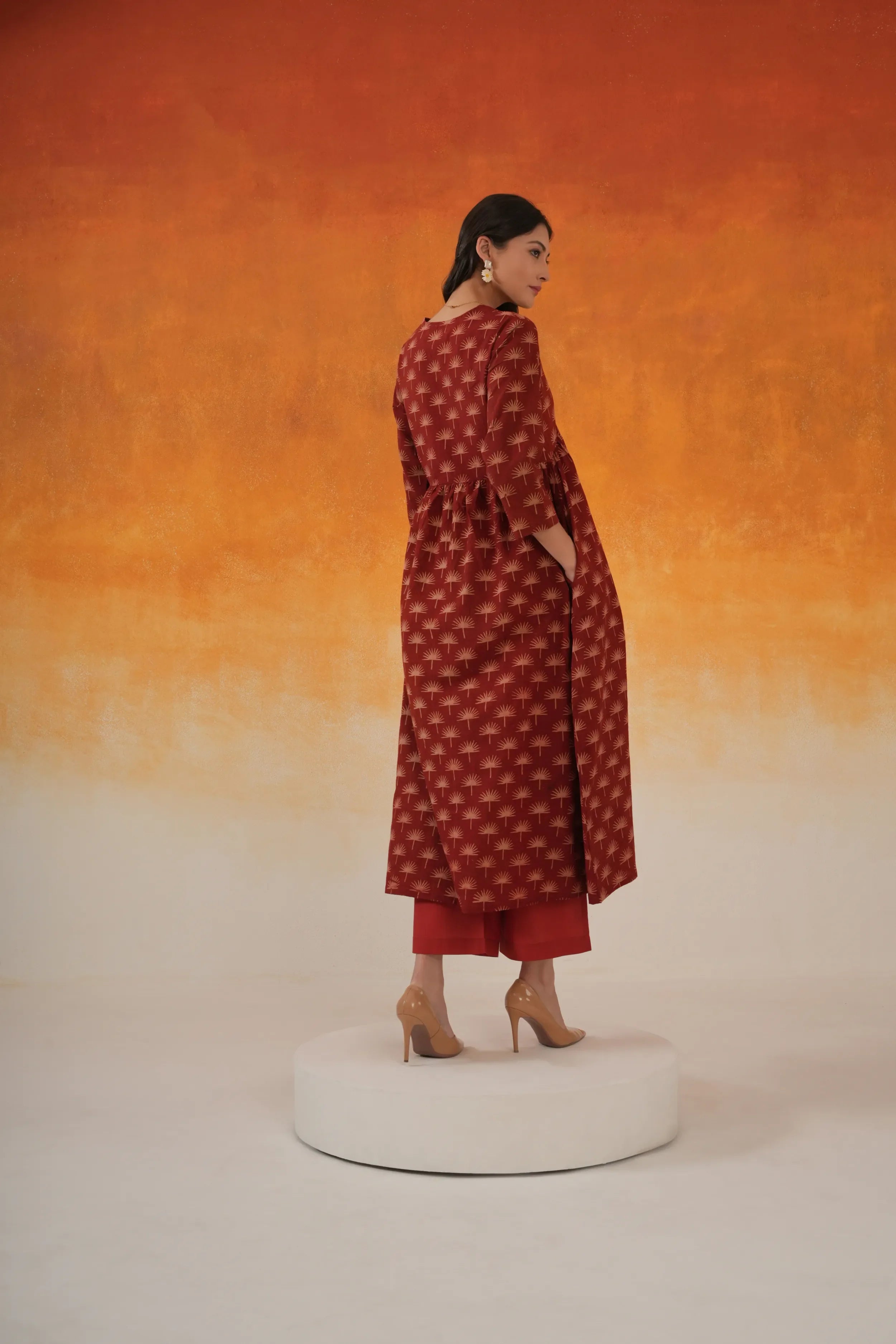  Buy Ajrakh Print Kurta for Women – Handcrafted Ethnic Styles Online