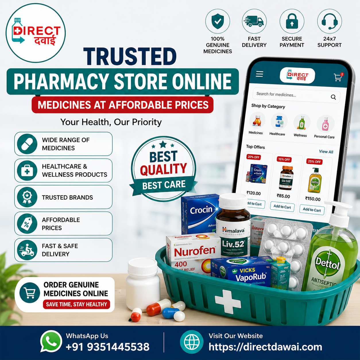  Trusted Pharmacy Store Online – Medicines at Affordable Prices