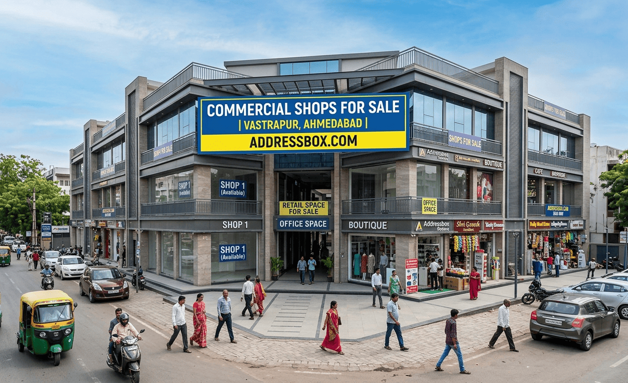  Commercial Shops for Sale in Vastrapur, Ahmedabad | Addressbox.com