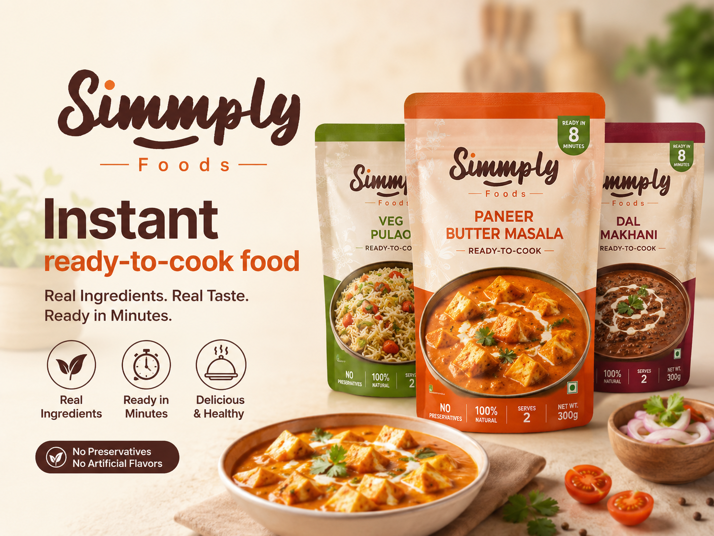  Buy Instant Ready-to-Cook Food Online | Simmply Foods